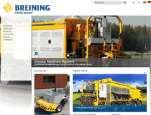 Tablet Screenshot of breining.fayat.com
